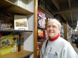 My book displayed at Mast General Store in Waynesville, NC.