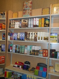 Section in Lake Junaluska Bookstore where my book and other books published by Arcadia Publishing were displayed.