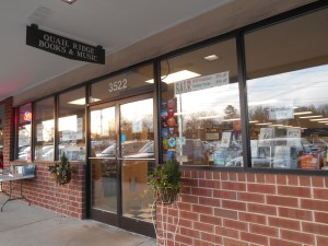 Entrance to Quail Ridge Books & Music in Raleigh.