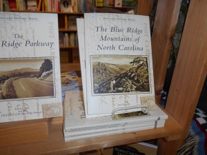 Janet's book on display at Books Unlimited in Franklin, NC.