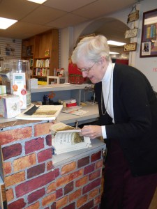 Janet, autographing her book at Books Unlimited in Franklin, NC.