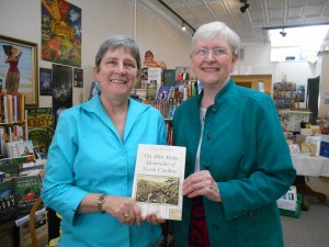 Janet with Penny Padgett, owner of The Book Shelf.