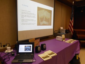 Last page of Janet's PowerPoint presentation