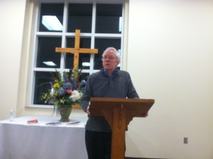 Mark de Castrique , speaking at Rocky River Readers Book Club, February 27, 2017 