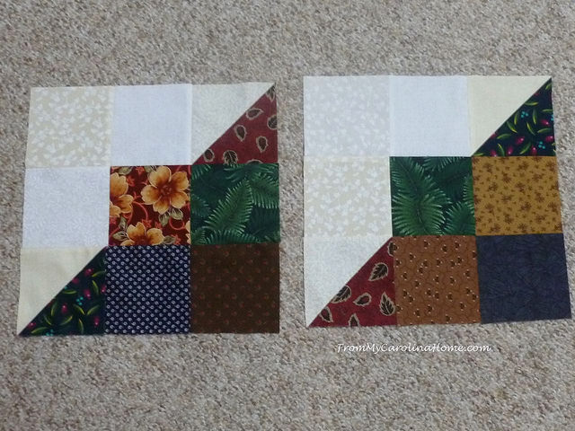 Sample Carolina Hurricane Quilt Blocks