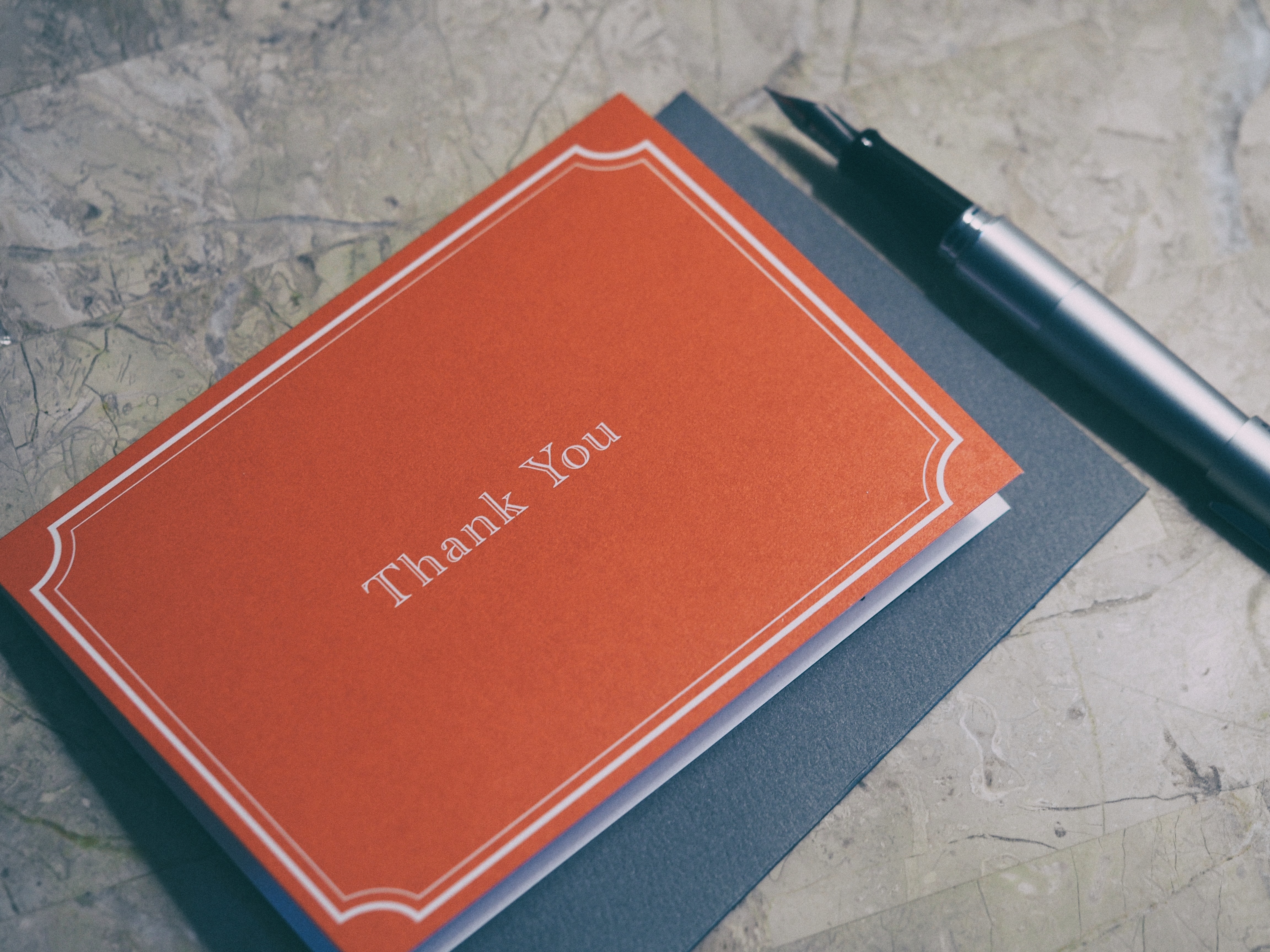 A thank-you note