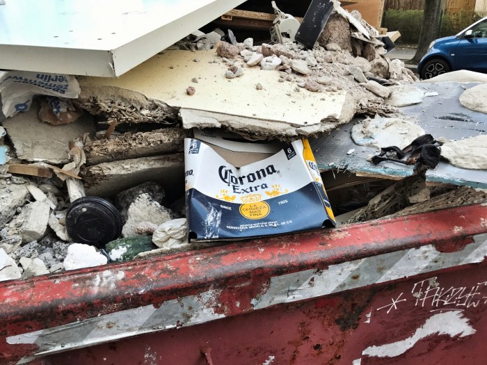 Photo of a dumpster of garbage
