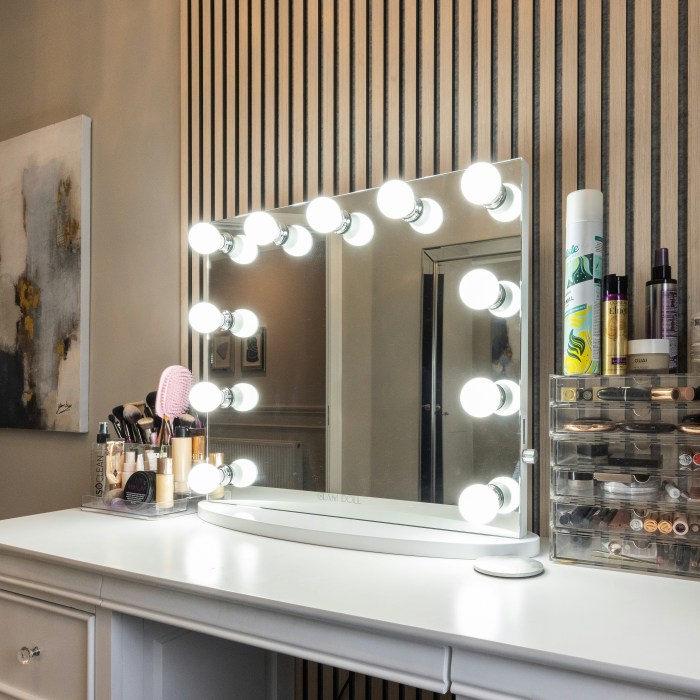 Photo of a make-up mirror