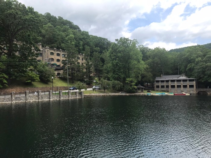 Photo of a calm Lake Susan at Montreat, NC