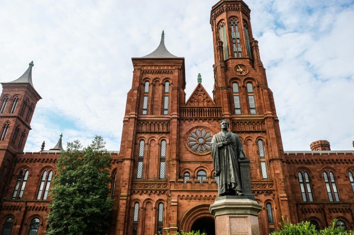 Photo of The Castle -- the most iconic building of the Smithsonian Institution in Washington, DC