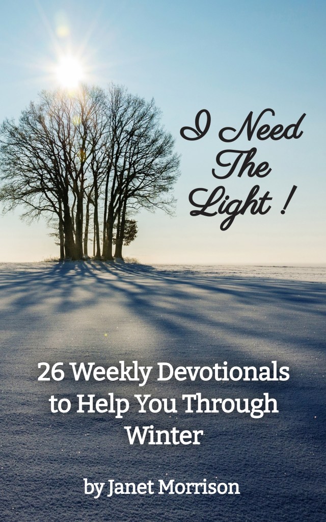 Photo of front cover of I Need The Light! 26 Weekly Devotionals to Help You Through Winter by Janet Morrison