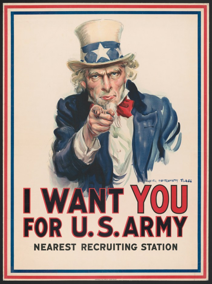 Uncle Sam "I want you U.S. Army" poster