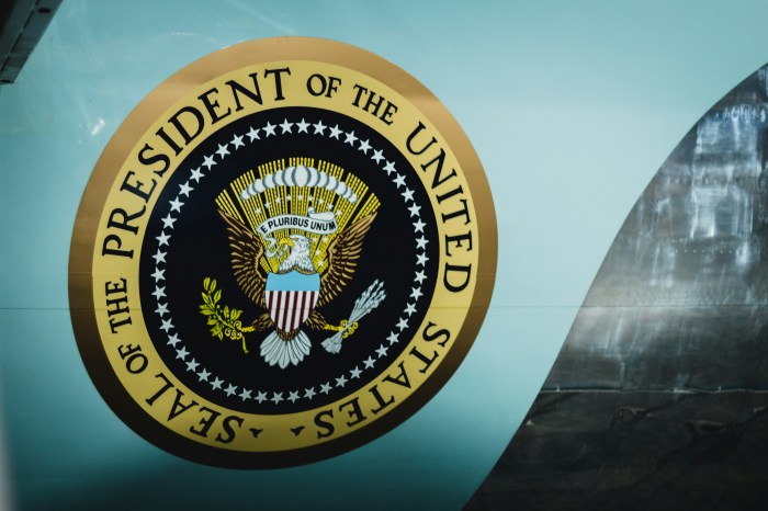 Photo of the Seal of the President of the United States.