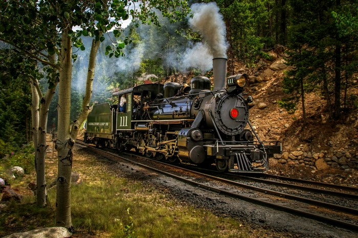Photo of a steam train